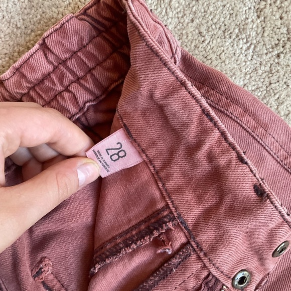 Urban Outfitters Pink Wide Leg Pants - Picture 3 of 4